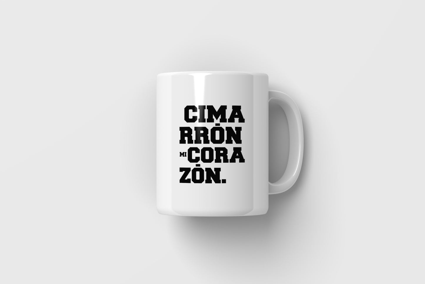 Taza de Ceramica #CimarrónMiCorazón